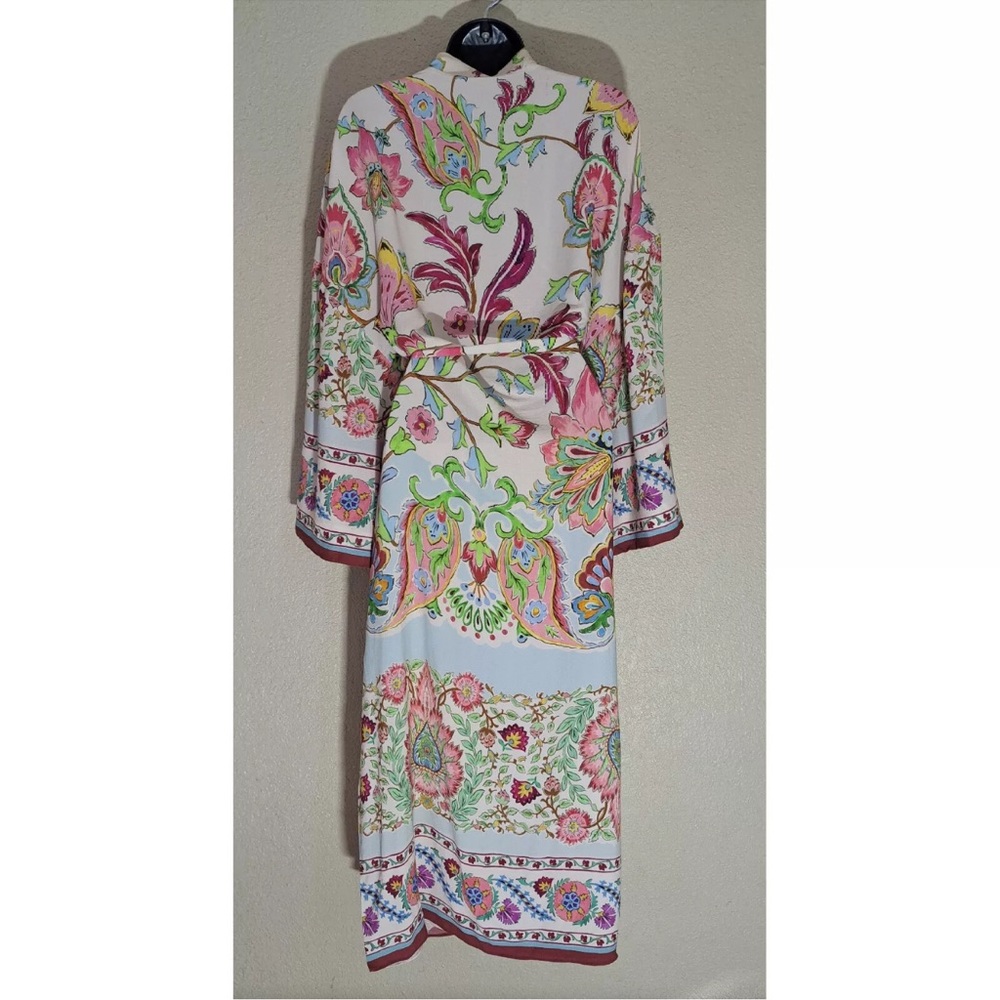 Zara Floral Kimono Robe - Picture 5 of 7